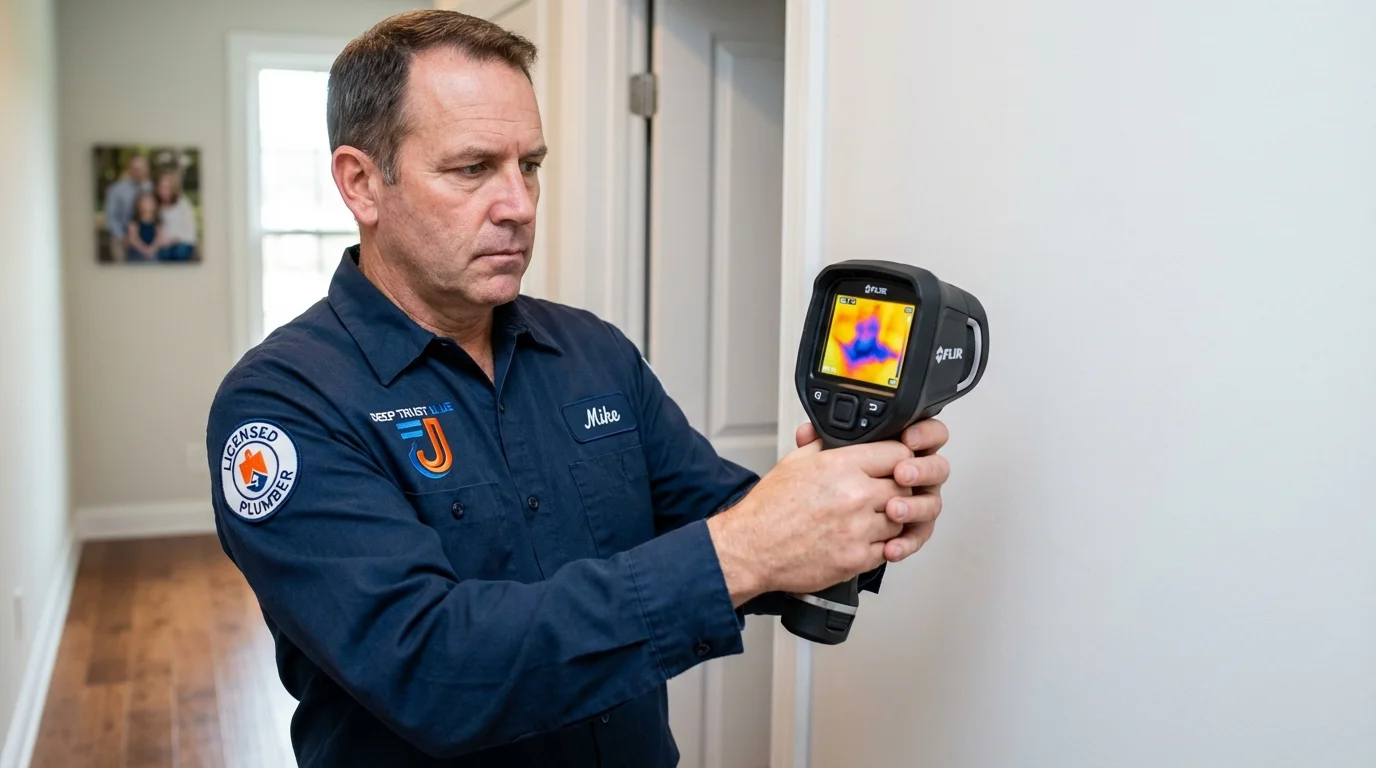 Thermal imaging leak detection by Johns Plumbing LLC in Moorcroft